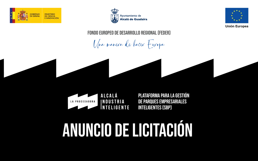 Publicado el primer anuncio de licitación en el marco de la actuación Plataforma para la Gestión de Parques Empresariales Inteligentes (SBP)