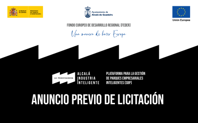 El Ayuntamiento de Alcalá de Guadaíra ha publicado el anuncio previo de licitación del último módulo de la actuación Plataforma para la Gestión de Parques Empresariales inteligentes.